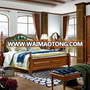 classical bedroom furniture sets / high quanity hand carve solid wood bedroom sets furniture